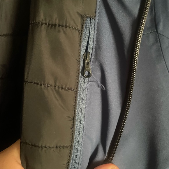 North face men’s ski snowboard jacket navy blue xl in like new condition - Picture 3 of 6